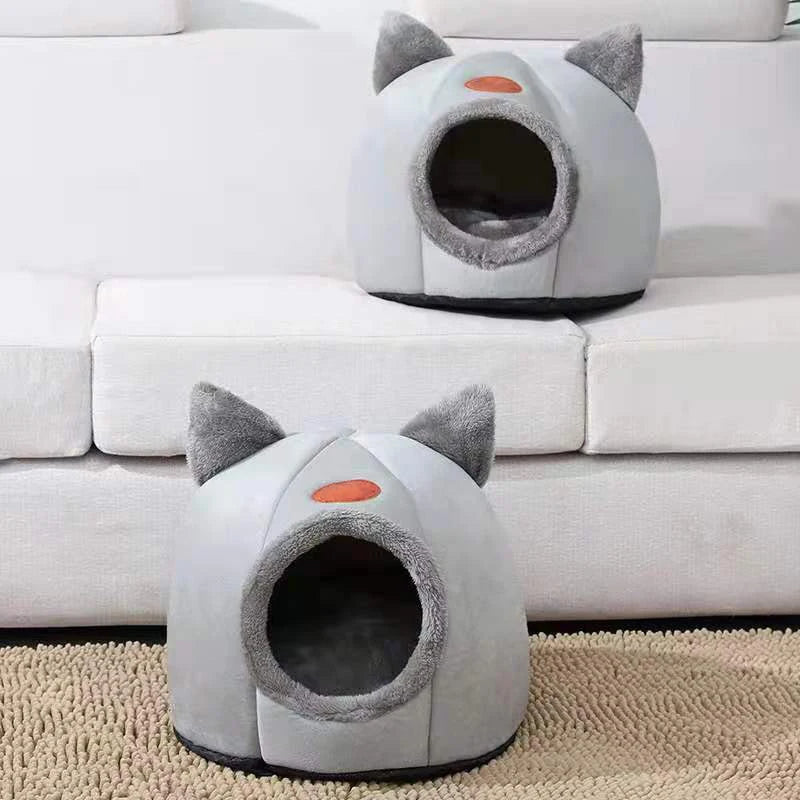 Cat Ear Pet Den - Cozy Bed for Cats