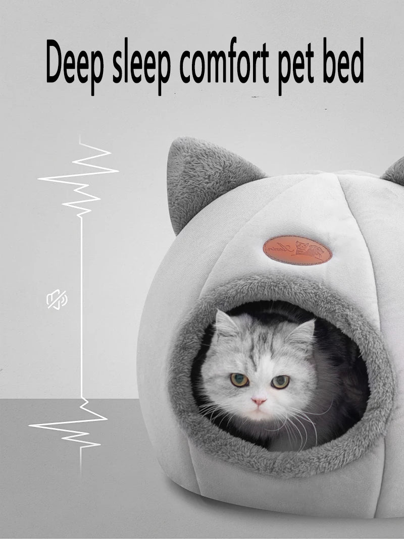 Cat Ear Pet Den - Cozy Bed for Cats