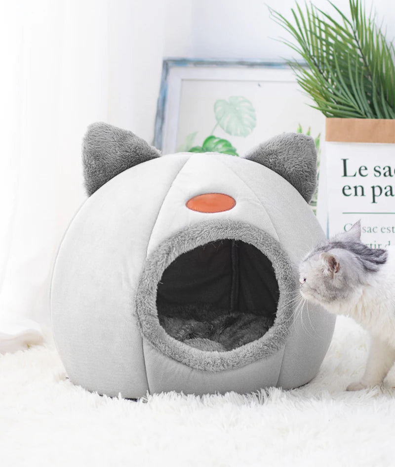Cat Ear Pet Den - Cozy Bed for Cats
