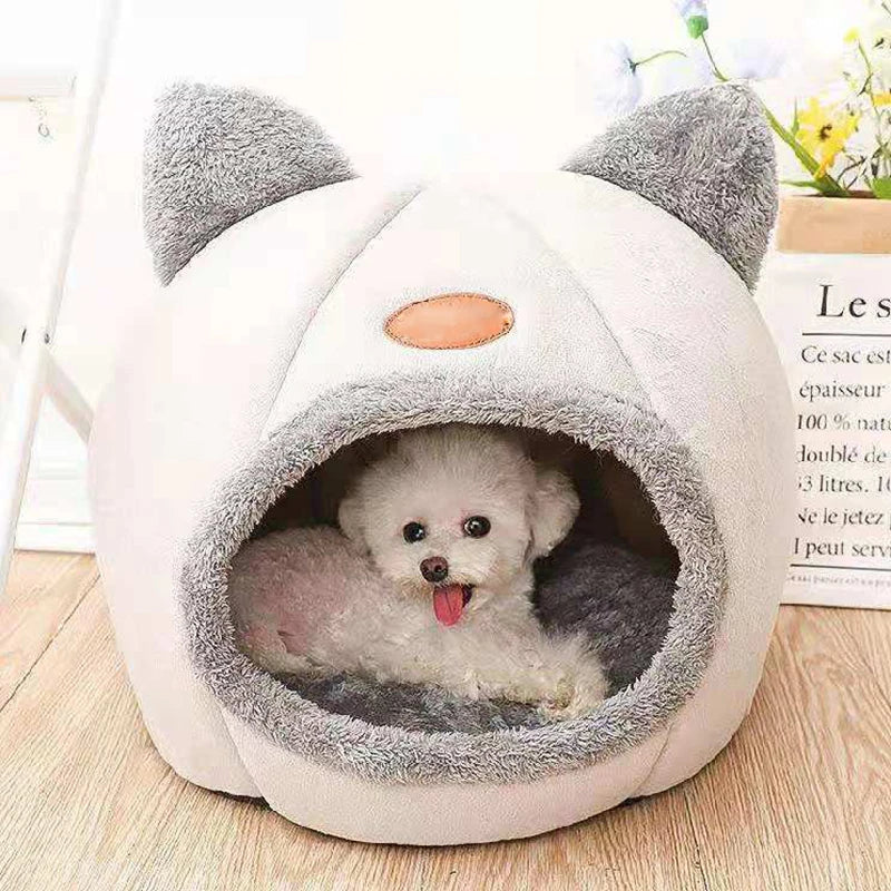 Cat Ear Pet Den - Cozy Bed for Cats