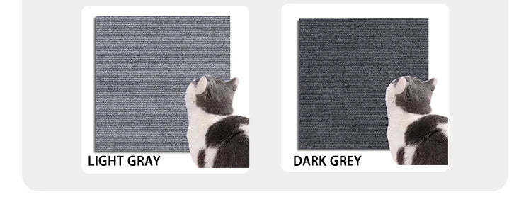 Trimmable Self-Adhesive Cat Scratch Mat – Protect Your Furniture and Walls